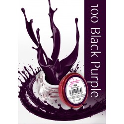 Semilac UV Gel Color 100 Black Purple 5 ml